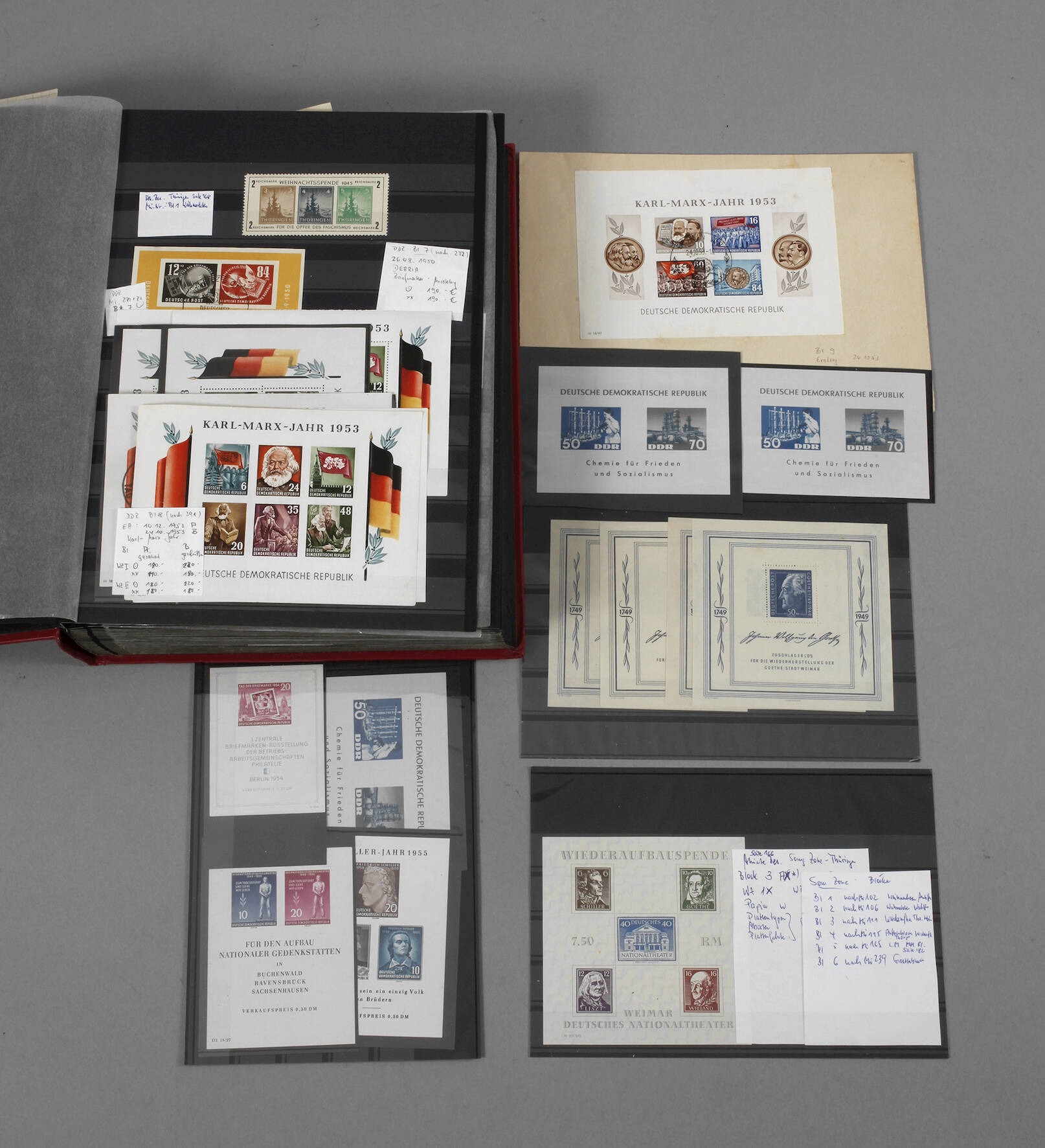 Sammlung DDR-Blöcke