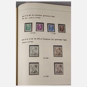 Briefmarken Sondersammlung DDR