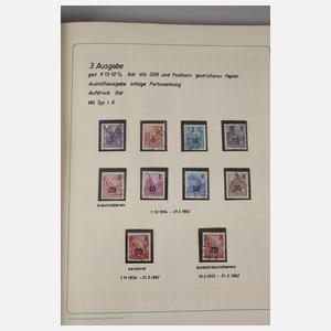 Briefmarken Sondersammlung DDR