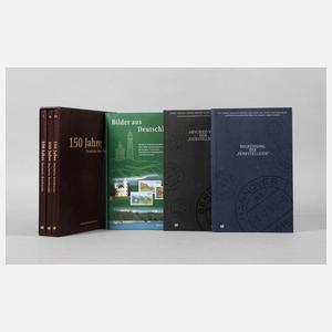 Sechs Briefmarkenbücher