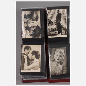 Zwei Ansichtskartenalben Schauspieler