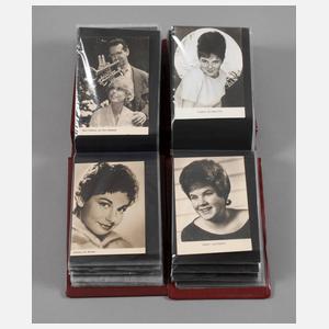 Zwei Ansichtskartenalben Schauspieler