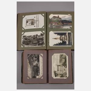 Zwei Ansichtskartenalben Osteuropa