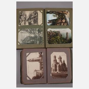 Zwei Ansichtskartenalben Osteuropa