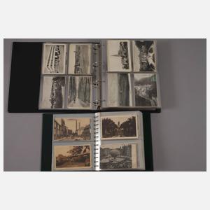 Zwei Ansichtskartenalben Europa