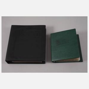 Zwei Ansichtskartenalben Europa