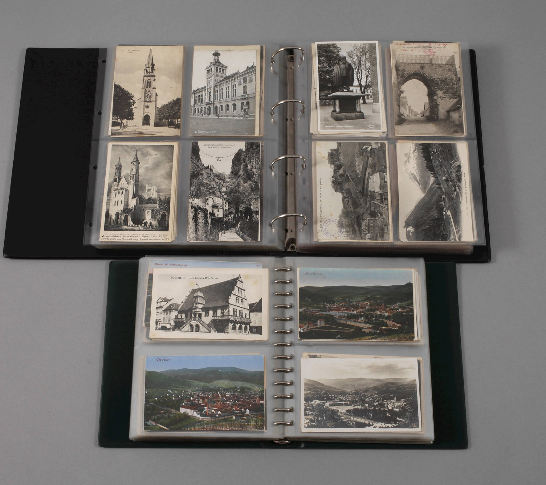 Zwei Ansichtskartenalben Europa