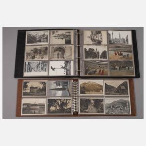Zwei Ansichtskartenalben Europa