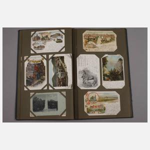 Ansichtskartenalbum Lithografien