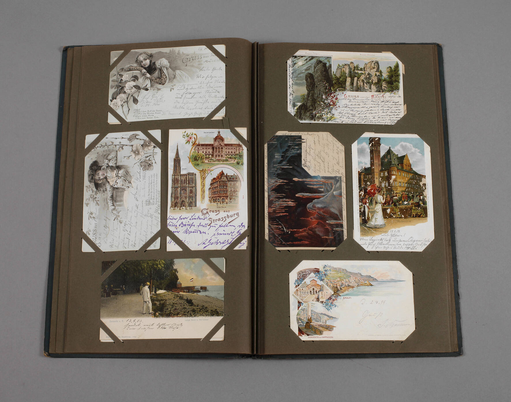 Ansichtskartenalbum Lithografien