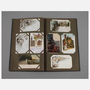 Ansichtskartenalbum Lithografien