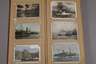 Postkartenalbum Schiffe, Eisen- und Schwebebahn