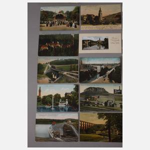 Konvolut Post- und Ansichtskarten