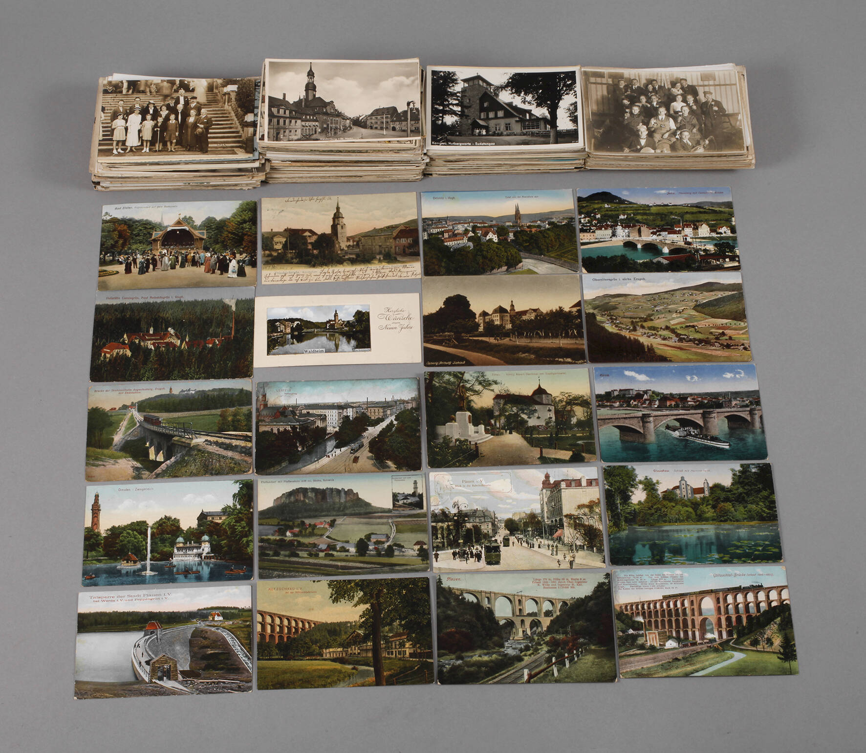 Konvolut Post- und Ansichtskarten