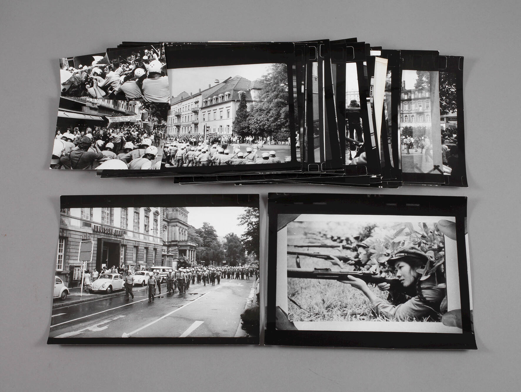 Konvolut Fotos Studentenaufstand