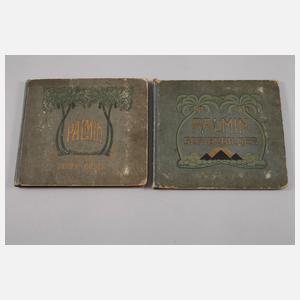 Zwei Alben Kaufmannsbilder Palmin