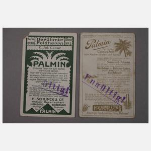 Zwei Alben Kaufmannsbilder Palmin