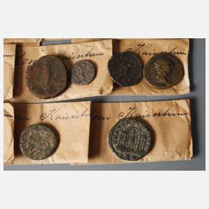 Posten römische Münzen