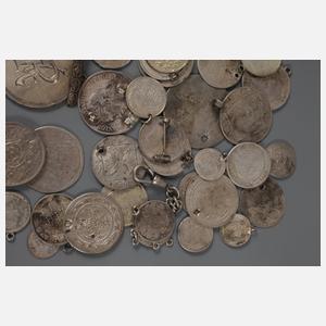 Konvolut Silbermünzen