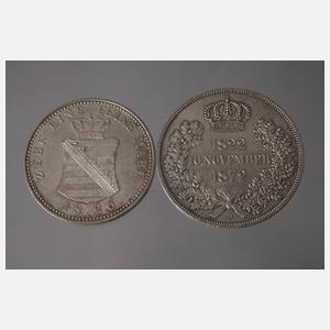 Drei Münzen Sachsen