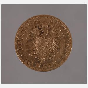 10 Goldmark Sachsen