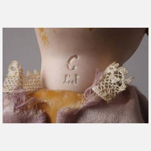 Französische Porzellankopfpuppe