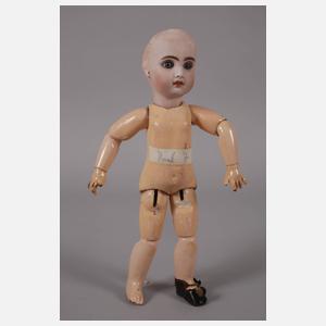 Französische Porzellankopfpuppe "Bébé"