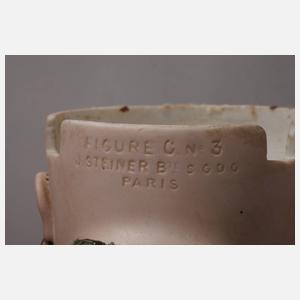 Französische Porzellankopfpuppe