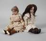 Armand Marseille zwei Porzellankopfpuppen