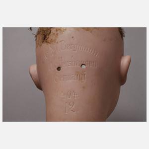 Bergmann große Porzellankopfpuppe