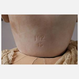 Hertel, Schwab & Co. große Porzellankopfpuppe