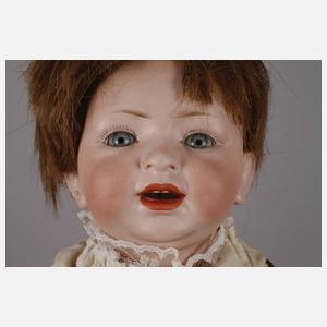 Hertel, Schwab & Co. Porzellankopfpuppe als Schuljunge