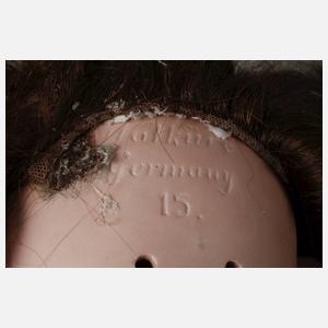 Kley & Hahn große Porzellankopfpuppe "Walküre"