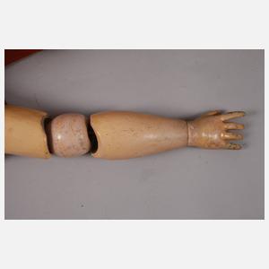 Franz Schmidt & Co. große Porzellankopfpuppe