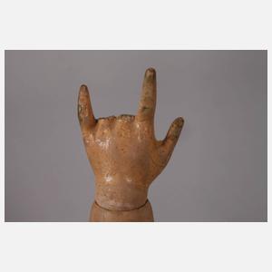 Franz Schmidt & Co. große Porzellankopfpuppe