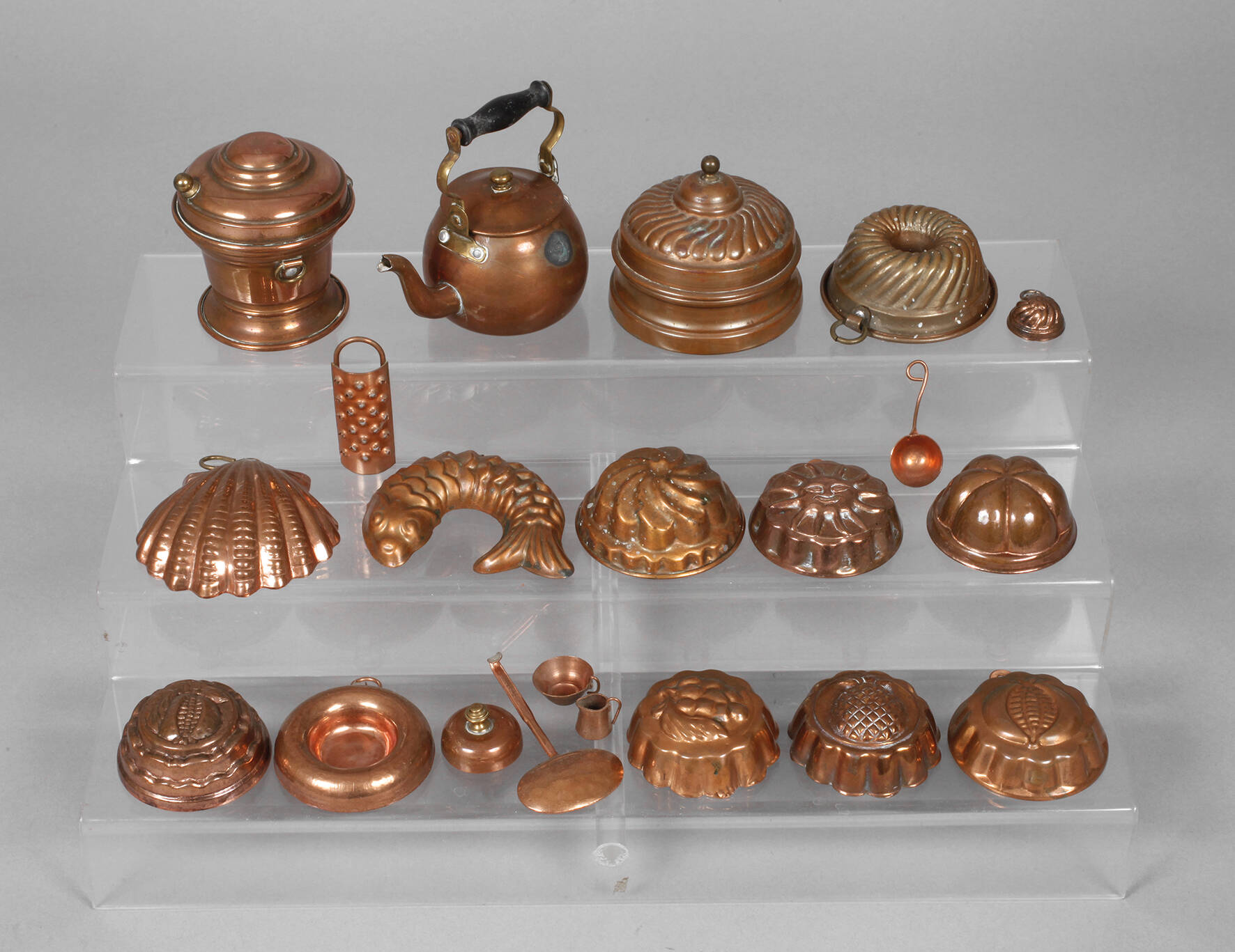 Großes Konvolut Kupfergeschirr