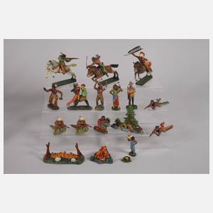 Hausser Konvolut Masseindianer mit Zubehör