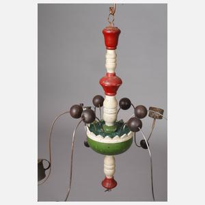 Deckenspinne mit Rüböllampen