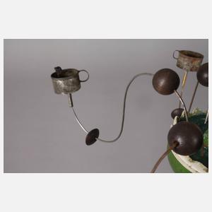 Deckenspinne mit Rüböllampen