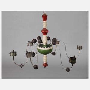 Deckenspinne mit Rüböllampen