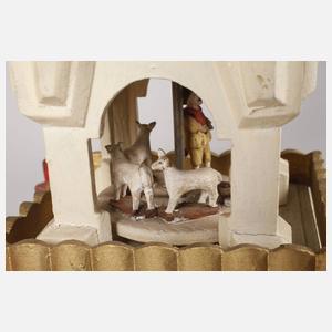 Weihnachtspyramide mit Besatz