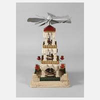 Weihnachtspyramide mit Besatz111