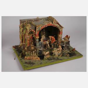 Papierkrippe mit umfangreichem Zubehör