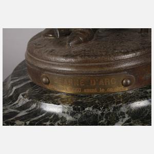 Figurenpendule Jeanne D´Arc