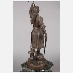 Figurenpendule Jeanne D´Arc