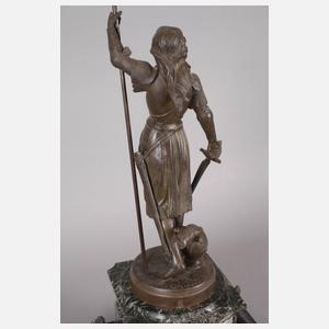 Figurenpendule Jeanne D´Arc