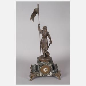Figurenpendule Jeanne D´Arc