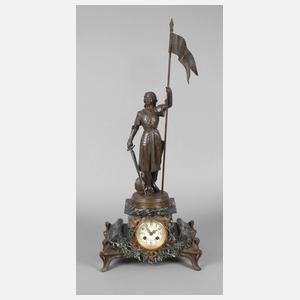 Figurenpendule Jeanne D´Arc