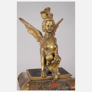 Imposante Boullé-Konsoluhr