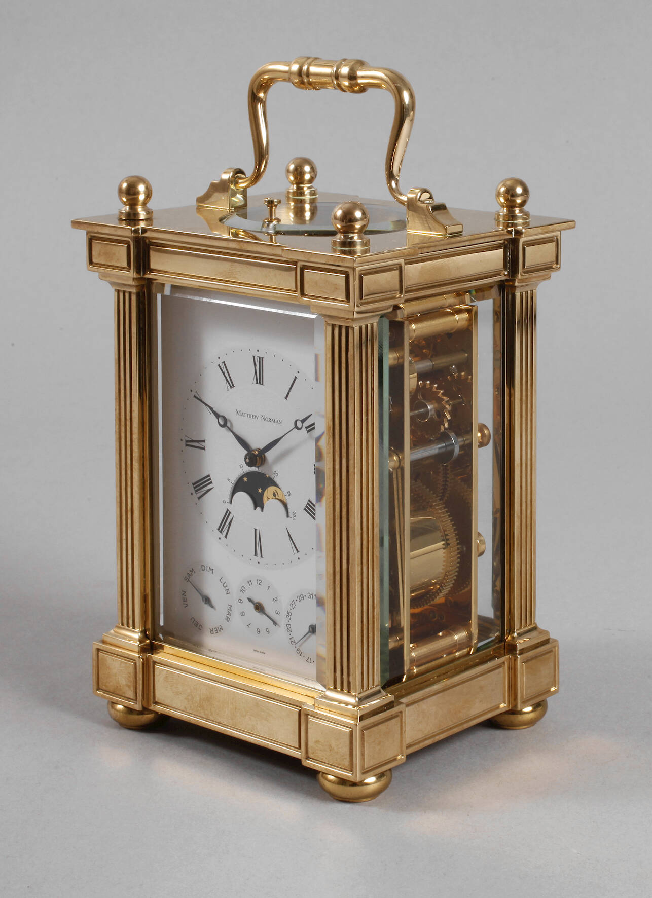 Reisewecker Matthew Norman mit Vollkalender